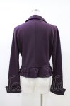 画像2: axes femme / ダークオーナメント柄ジャケット M パープル H-26-04-22-1052-AX-JA-NS-ZH (2)