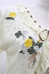 画像3: axes femme / たんぽぽ刺繍ニットボレロ Free 生成り H-26-04-22-1055-AX-TO-NS-ZH (3)