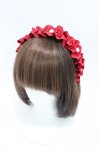 画像1: m petit by misako / AMPLカチューシャ  レッド H-26-04-22-1016-LO-AC-NS-ZH (1)