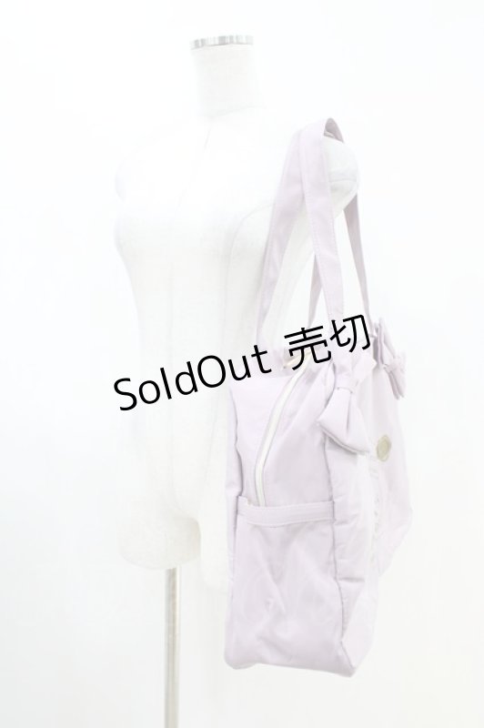 画像2: m petit by misako / NINA’Sコラボ ボストンバッグ  ラベンダー H-26-04-22-1023-LO-BG-NS-ZH (2)