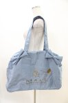 画像1: m petit by misako / NINA’Sコラボ ボストンバッグ  サックス H-26-04-22-1024-LO-BG-NS-ZH (1)