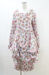 画像3: FLC / 星名桜子/2WAY花柄フリルワンピース M ピンク H-26-04-22-1033-LO-OP-NS-ZH (3)
