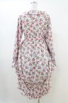 画像4: FLC / 星名桜子/2WAY花柄フリルワンピース M ピンク H-26-04-22-1033-LO-OP-NS-ZH (4)