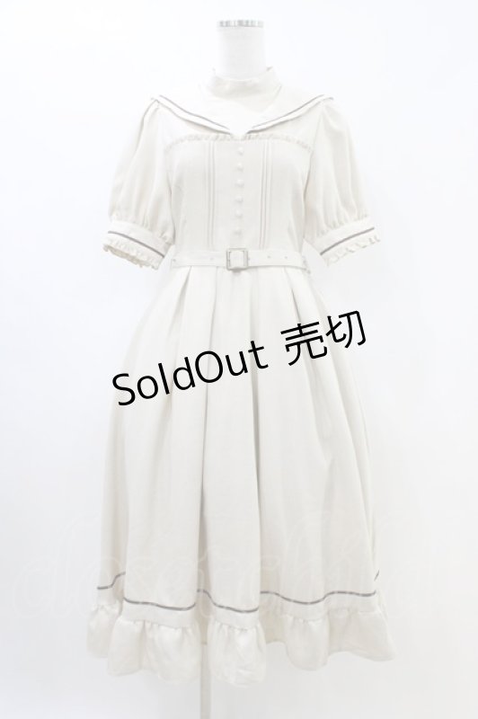 画像1: Kurumi Collaboration / マリンアカデミアワンピース M アイボリー H-26-04-22-1034-GO-OP-NS-ZH (1)