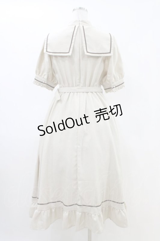 画像2: Kurumi Collaboration / マリンアカデミアワンピース M アイボリー H-26-04-22-1034-GO-OP-NS-ZH (2)