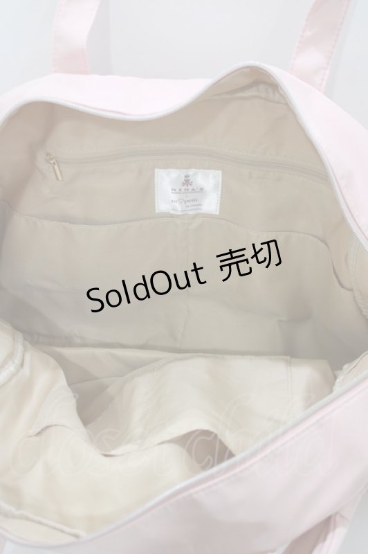 画像3: m petit by misako / NINA’Sコラボ ボストンバッグ  ピンク H-26-04-22-055-LO-BG-NS-ZH (3)