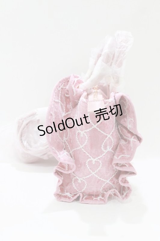 画像2: SAMANTHAVEGA / 「マイメロディコレクション」フリルハンドバッグ  ピンク H-26-04-22-058-LO-BG-NS-ZH (2)