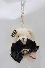 画像1: m petit by misako / くまちゃんバッグチャーム  ブラック H-26-04-22-060-LO-ZA-NS-ZH (1)