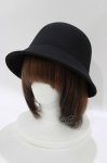 画像1: m petit by misako / AM*NIリボンメトロハット  ブラック H-26-04-22-071-LO-AC-NS-ZH (1)
