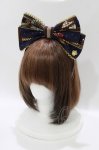画像1: Angelic Pretty / Chocolate Rosetteカチューシャ  ネイビー H-26-04-22-075-AP-AC-NS-ZH (1)