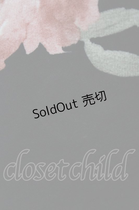 画像5: mille fille closet by LODISPOTTO / ロイヤルビッグローズワンピース M ブラック H-26-04-22-007-LO-OP-NS-ZH (5)