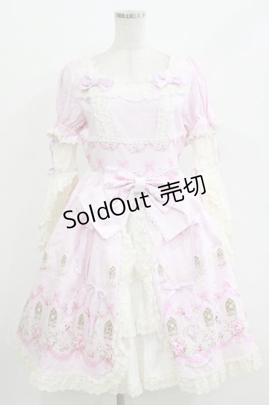 画像1: BABY,THE STARS SHINE BRIGHT / パリの窓柄ワンピース Free ピンク H-26-04-22-002-BA-OP-NS-ZH (1)