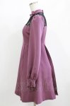 画像2: EATME / ネックベルトレースコンビワンピース S パープル H-26-04-23-029-LO-OP-NS-ZH (2)