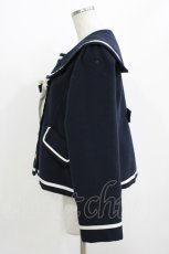 画像2: Amavel / セーラーショートコート Free ネイビー H-26-04-23-031-CA-CO-NS-ZTC078 (2)