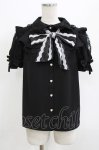 画像1: Secret Honey / スリット袖ボレロ切替ブラウス Free ブラック H-26-04-23-041-CA-BL-NS-ZH (1)