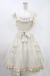 画像1: Vallee lys / Enchanting Maiden Apron  アイボリー H-26-04-23-1003-GO-OP-KB-ZH (1)