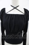 画像4: Moi-meme-Moitie / シフォンシャーリングカットソー  ブラック H-26-04-23-1024-MO-TO-KB-ZH (4)