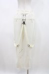 画像3: Ozz conte / リブ切替刺繍パンツ  白 H-26-04-23-1026-OO-PA-KB-ZH (3)