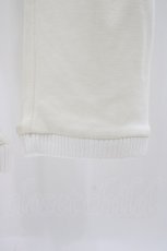 画像4: Ozz conte / リブ切替刺繍パンツ  白 H-26-04-23-1026-OO-PA-KB-ZH (4)
