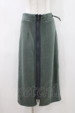 画像1: LAND by MILK BOY / LAND LONG BOA SKIRT  カーキ H-26-04-23-1028-0-SK-KB-ZT0517H (1)