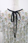 画像5: Maison de minette / "Ruban et rose" frill sleeve dress  ブルー H-26-04-23-1005-LO-OP-KB-ZH (5)