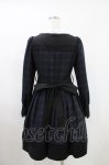 画像3: Sheglit / "Jane"タックワンピース  ブラックネイビーチェック H-26-04-23-1001-EL-OP-KB-ZH (3)