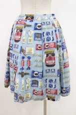 画像3: Jane Marple / Beau Chocolatのミニスカート  ブルーグレイ H-26-04-23-1007-JM-SK-KB-ZH (3)
