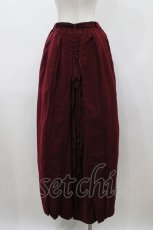 画像3: Ozz oneste / 刺繍袴スカート  エンジ H-26-04-23-1012-OO-SK-KB-ZH (3)