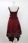 画像3: Ozz oneste / 和チャイナイレギュラーフリルワンピース  ボルドー H-26-04-23-1014-OO-OP-KB-ZH (3)