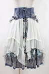 画像1: Ozz oneste / Valkrie神殿モチーフスカート  ブルー H-26-04-23-1016-OO-SK-KB-ZH (1)