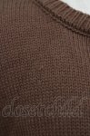 画像5: F&A / 袖ローズ刺繍ニットプルオーバー Free BROWN H-26-04-23-053-LO-TO-NS-ZH (5)
