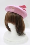 画像1: m petit by misako / AMマイメロリボンベレー  ピンク H-26-04-23-078-LO-AC-NS-ZH (1)