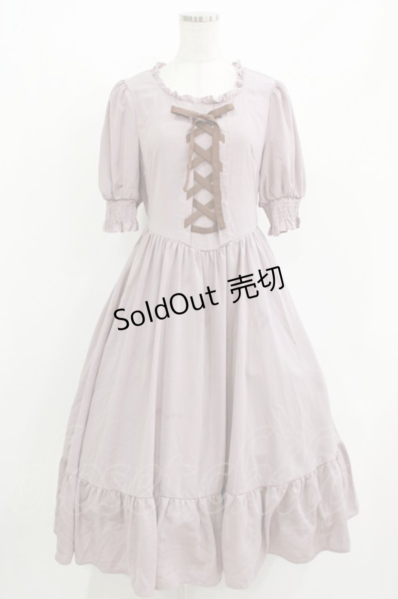 画像1: m petit by misako / AM*レースアップOP M ピンク H-26-04-23-008-LO-OP-NS-ZH (1)
