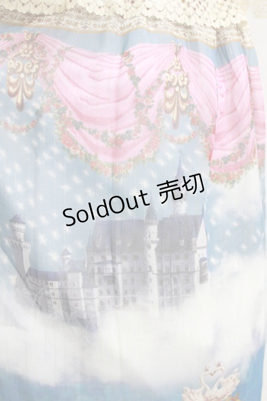 画像4: BABY,THE STARS SHINE BRIGHT / Schwan〜ルートヴィヒの憧れと空想のAria〜柄コルセットジャンパースカート Free 生成り H-26-04-23-009-BA-OP-NS-ZH (4)