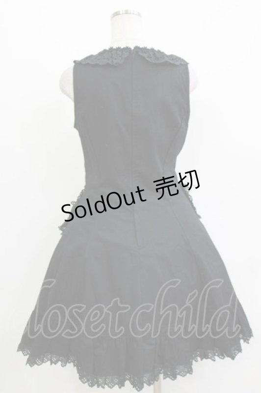 画像3: Cornet / ヨーク切替ジャンパースカート Free ブラック H-26-04-23-013-LO-OP-NS-ZH (3)