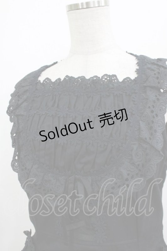 画像4: Cornet / ヨーク切替ジャンパースカート Free ブラック H-26-04-23-013-LO-OP-NS-ZH (4)