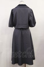 画像2: Fi.n.t / 釦使いパフスリーブジャケットセットアップ Free GRAY H-26-04-24-038-CA-OP-NS-ZH (2)