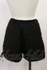 画像2: an another angelus / レースアップショートパンツ Free BLACK H-26-04-24-042-CA-PA-NS-ZH (2)