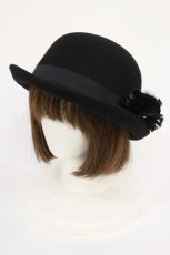 画像1: axes femme / フェルトハット  ブラック H-26-04-24-009-AX-ZA-NS-ZH (1)