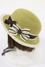 画像2: Innocent World / ブレードリボンハット  ブラウン H-26-04-24-010-IW-AC-NS-ZH (2)