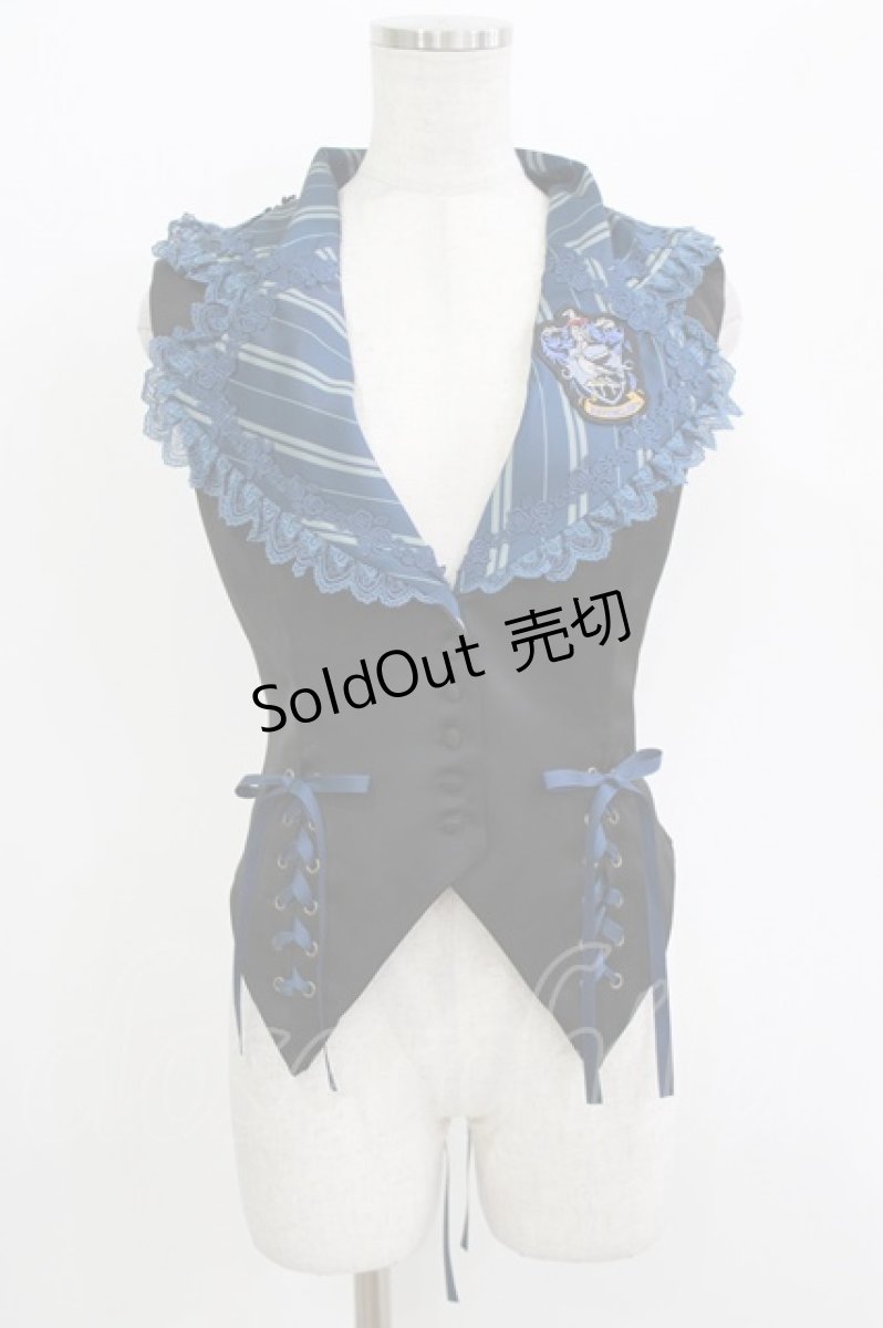 画像1: ATELIER PIERROT / Harry Potter Lace-Up Vest  レイブンクロー H-26-04-24-1026-EL-TO-KB-ZH (1)