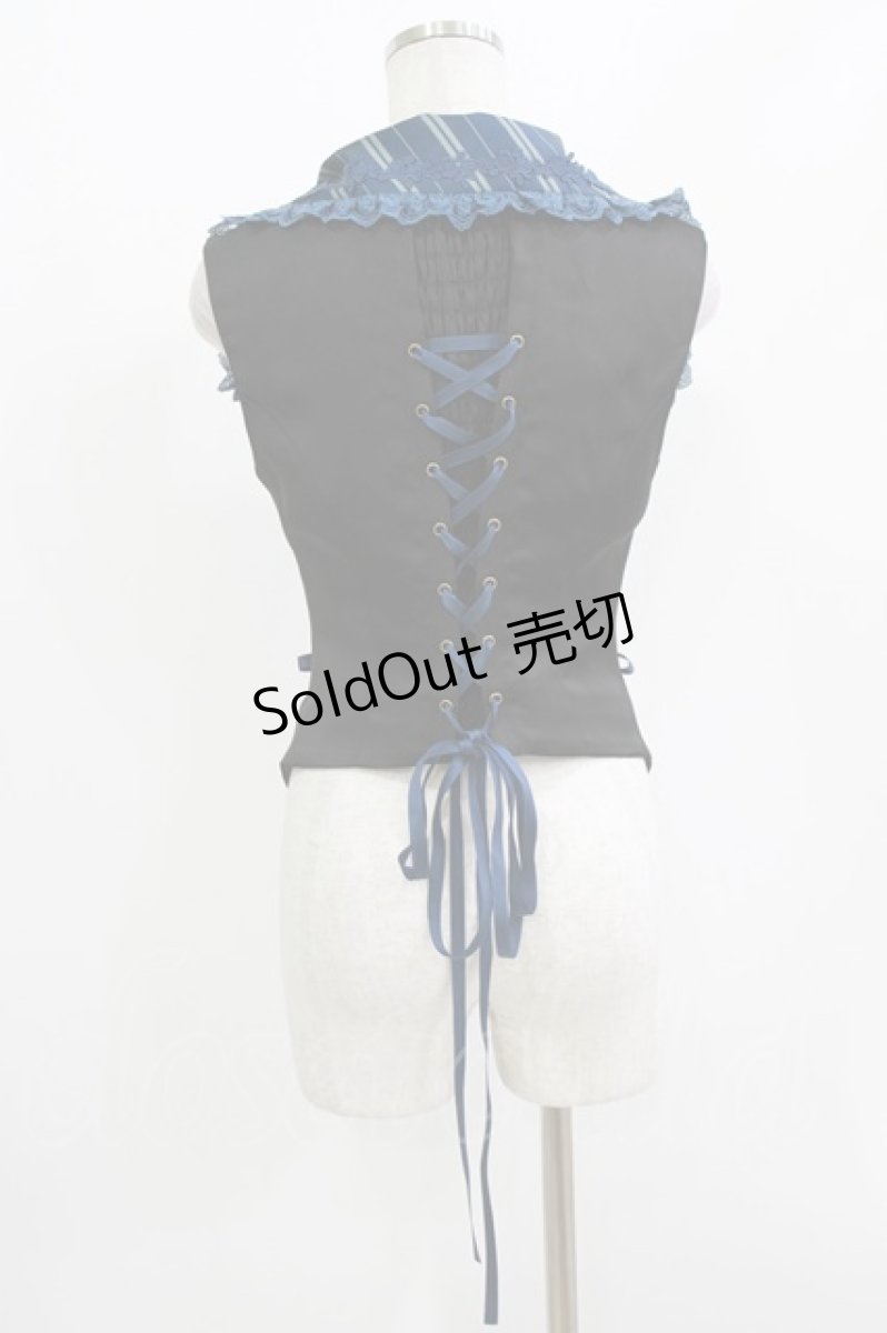 画像3: ATELIER PIERROT / Harry Potter Lace-Up Vest  レイブンクロー H-26-04-24-1026-EL-TO-KB-ZH (3)