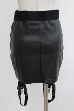 画像3: KILL STAR / Cassandra PU Mini Skirt S 黒 H-26-04-24-1031-SL-SK-KB-ZH (3)