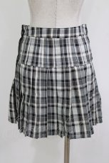 画像3: Candy Stripper / CHECK PLEATS MINI SKIRT S ブラック H-26-04-24-1032-PU-SK-KB-ZH (3)