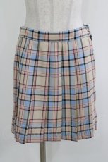 画像1: MILK / TEDDY CHECKミニスカート  クリーム H-26-04-24-1033-ML-SK-KB-ZH (1)