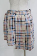 画像3: MILK / TEDDY CHECKミニスカート  クリーム H-26-04-24-1033-ML-SK-KB-ZH (3)