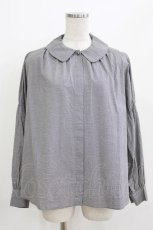 画像1: Jane Marple / ドミトリーカラーブラウス  black check H-26-04-24-1039-JM-BL-KB-ZH (1)