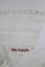 画像5: Jane Marple / ロゴレースラウンドカラーブラウス  ホワイト H-26-04-24-1040-JM-BL-KB-ZH (5)
