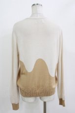 画像3: Q-pot. / メルトチョコレートクルーネックニット  ミルク H-26-04-24-1044-QP-TO-KB-ZH (3)