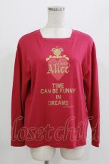 画像1: Jane Marple / ALICEロングスリーブカットソー  ローズ H-26-04-24-1047-JM-TO-KB-ZH (1)